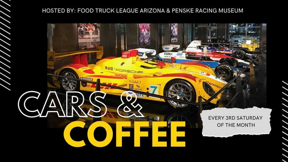 Cars and Coffee Penske Racing Museum