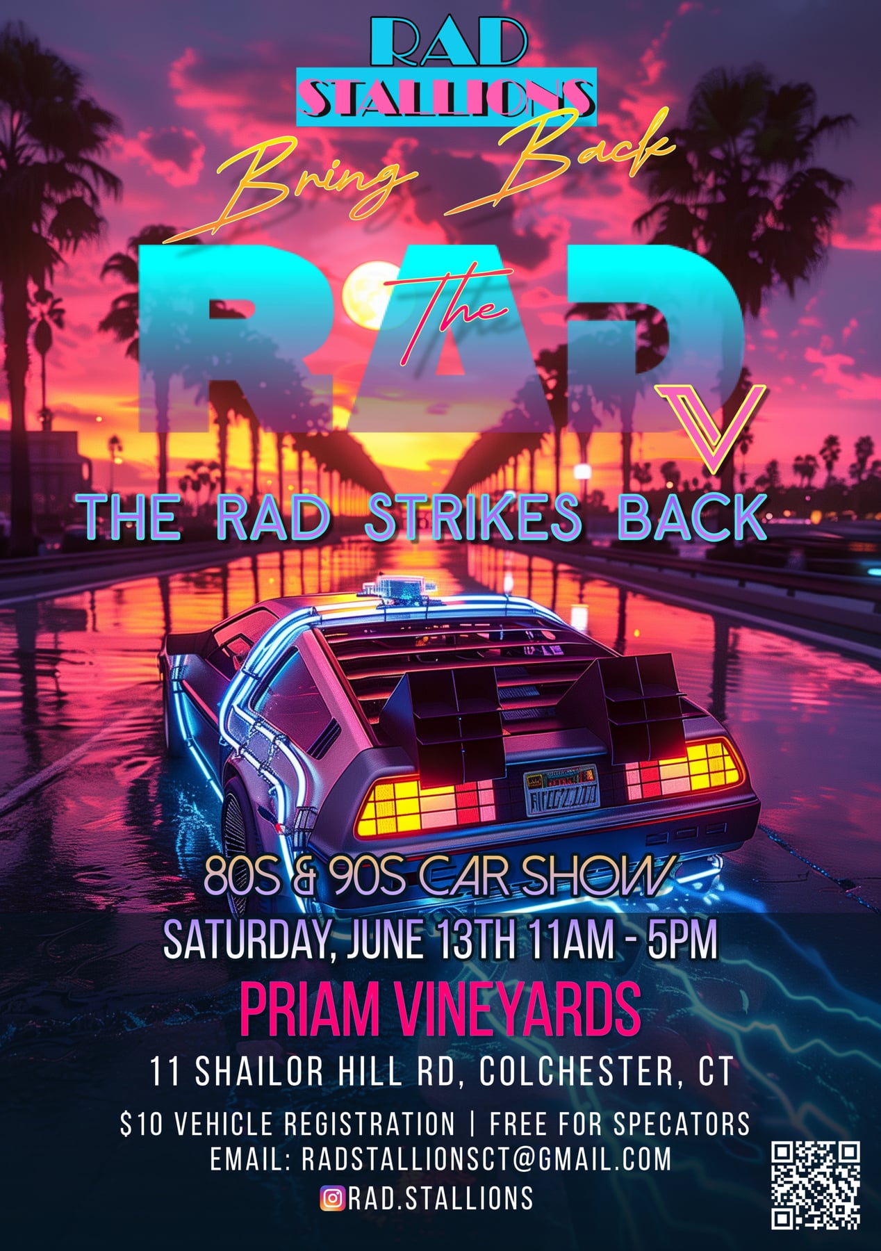 Bring Back the RAD V: The RAD Strikes Back – 80s & 90s Car Show
