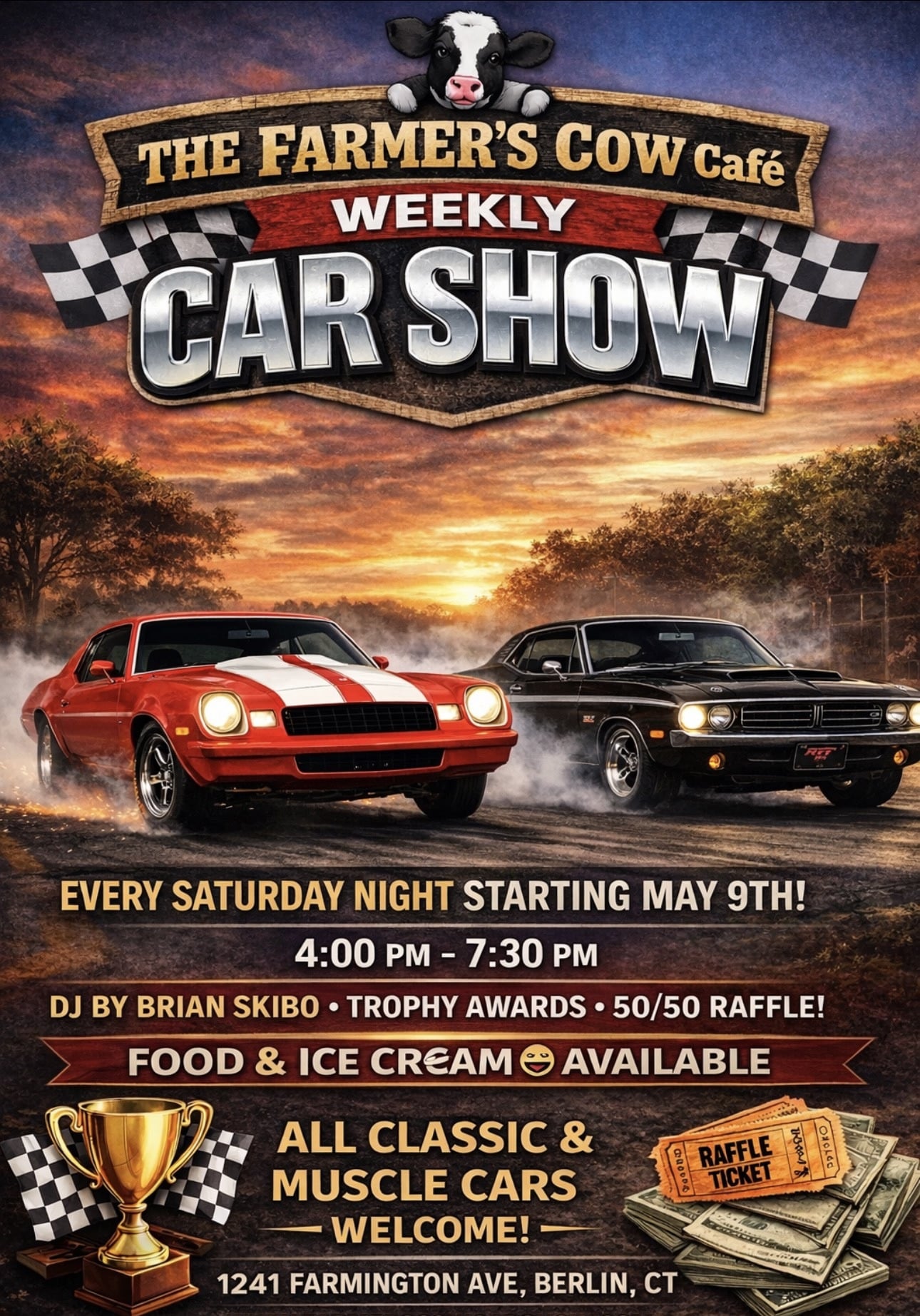 Farmers Cow Car Show