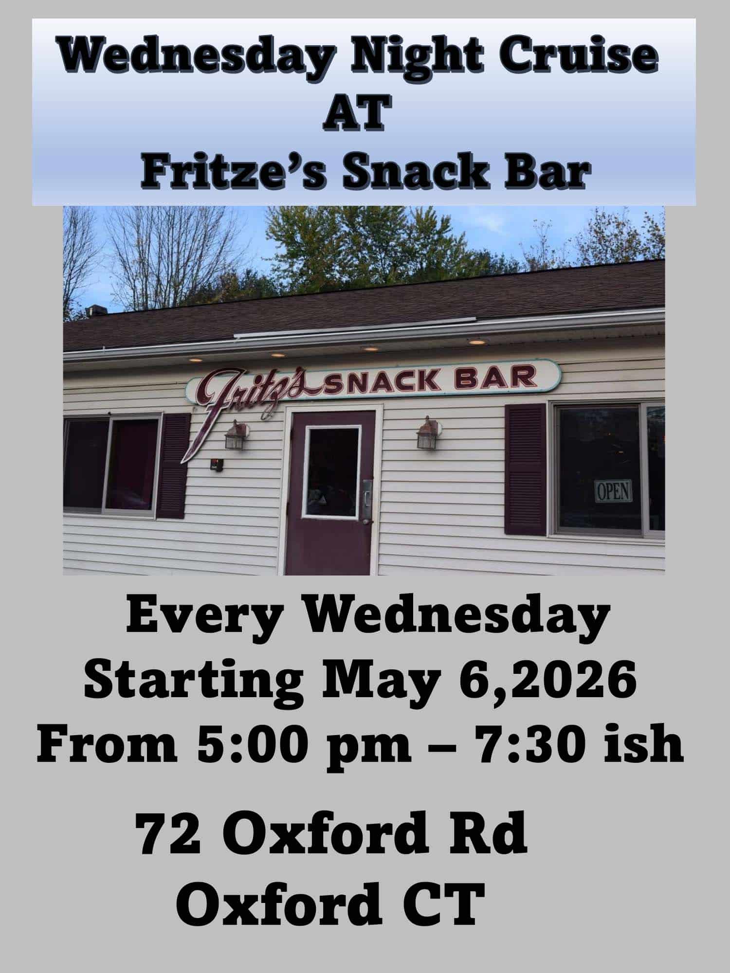 Wednesday Night Cruise at Fritz’s