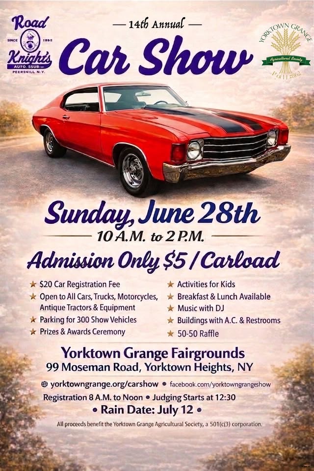 Yorktown Grange/Road Knights Annual Car Show