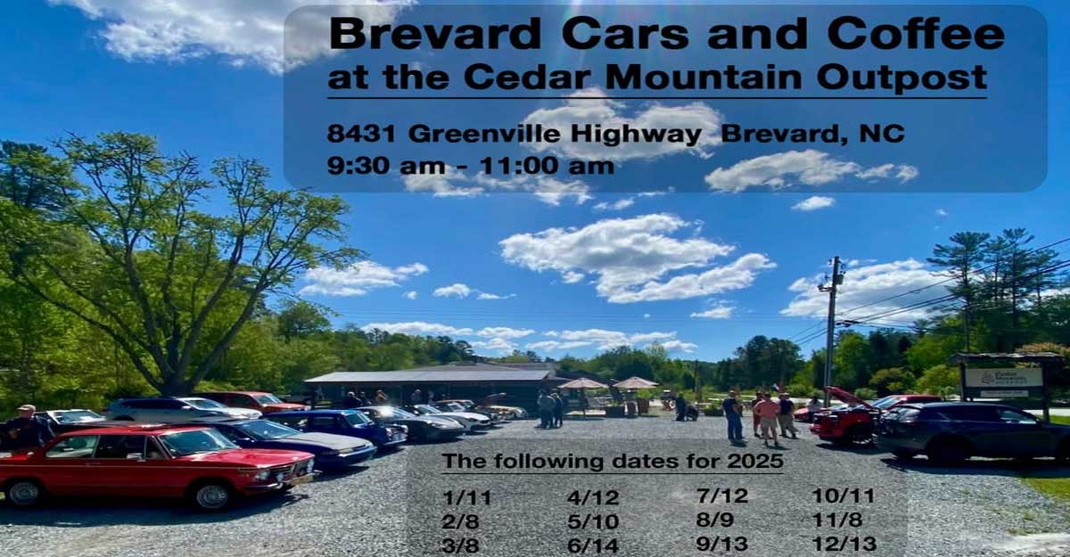 Cars and Coffee at the Cedar Mountain Outpost