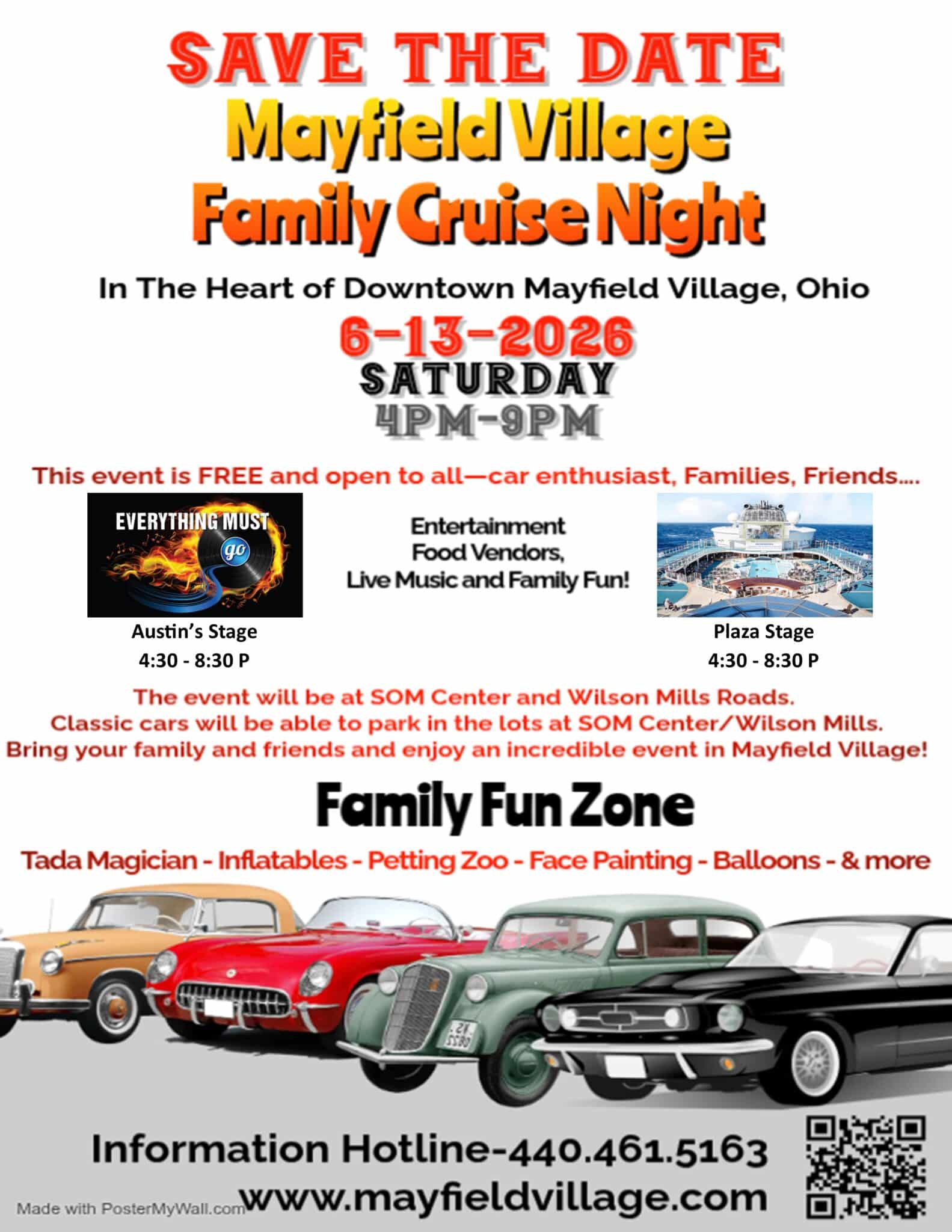 Mayfield Village Family Cruise Event 2026