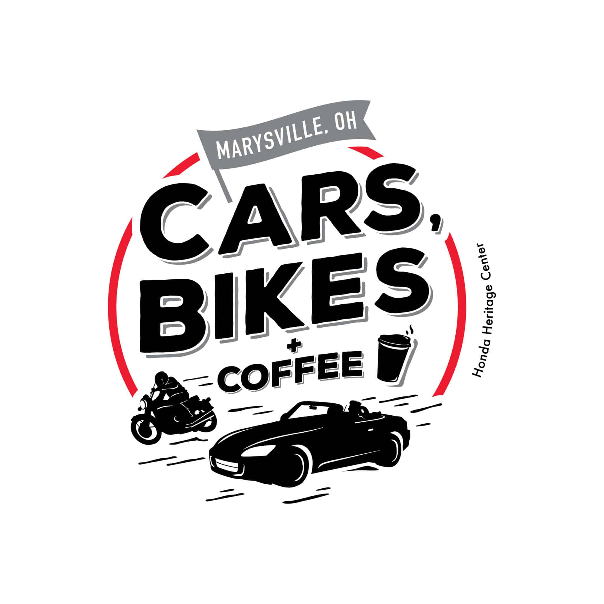 Cars, Bikes & Coffee at the Honda Heritage Center Museum
