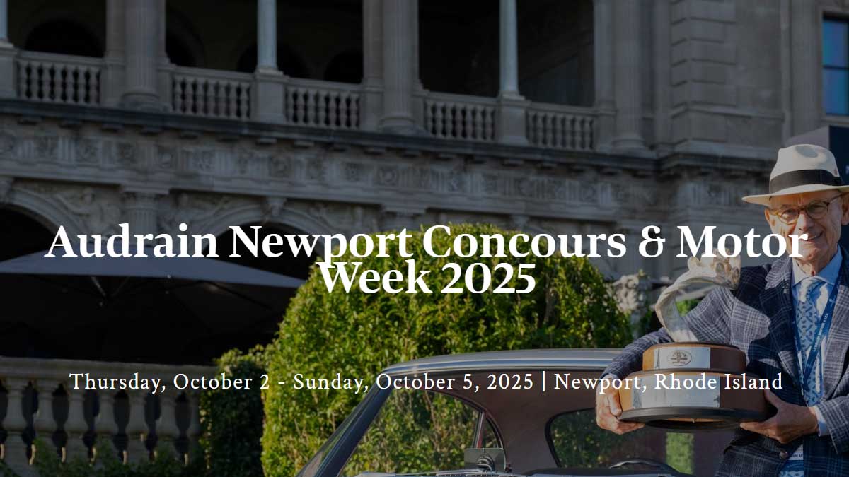 2026 Audrain Newport Concours & Motor Week