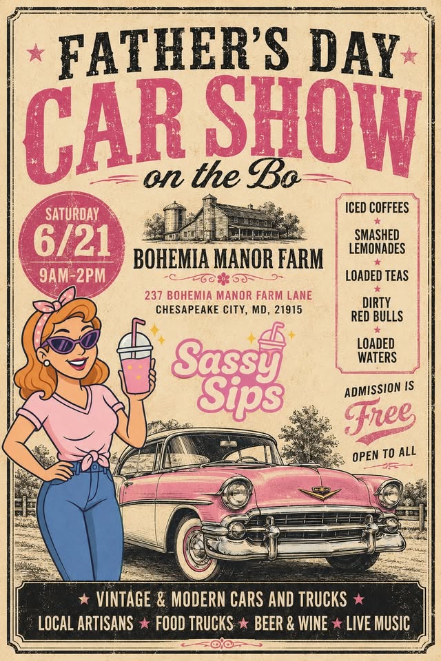 FATHER’S DAY CAR SHOW ON THE BO!