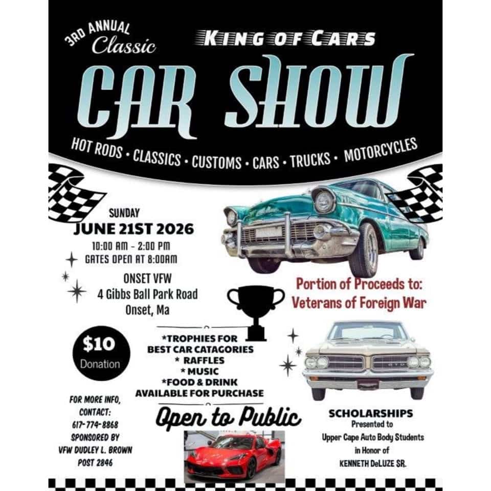 3rd Annual Onset VFW Car Show