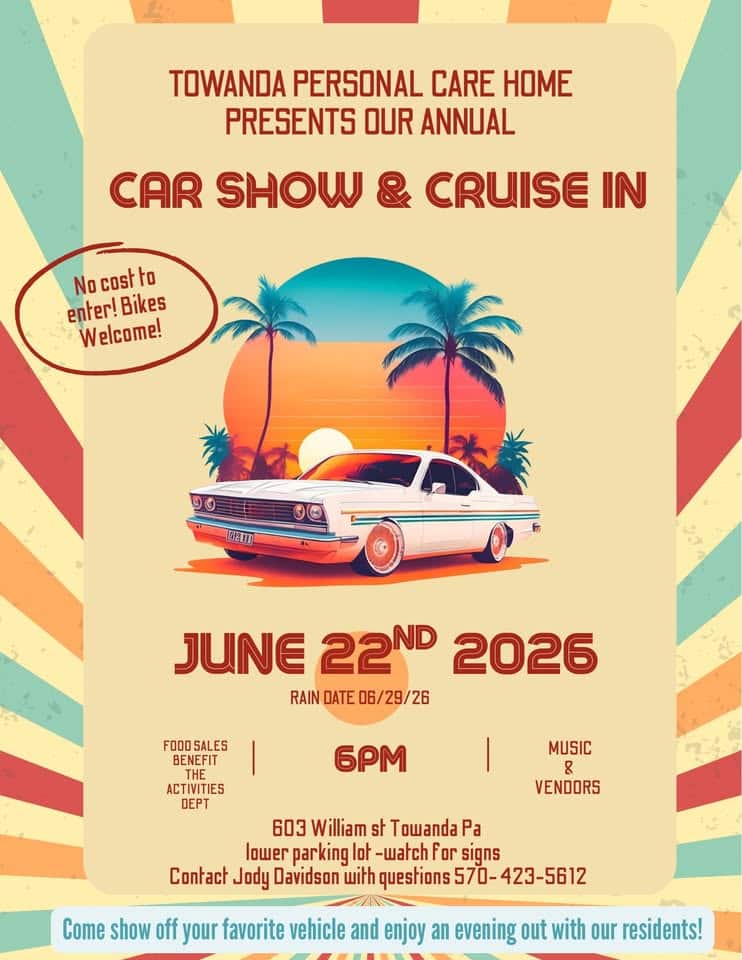 Towanda Personal Care Home Annual Car Show