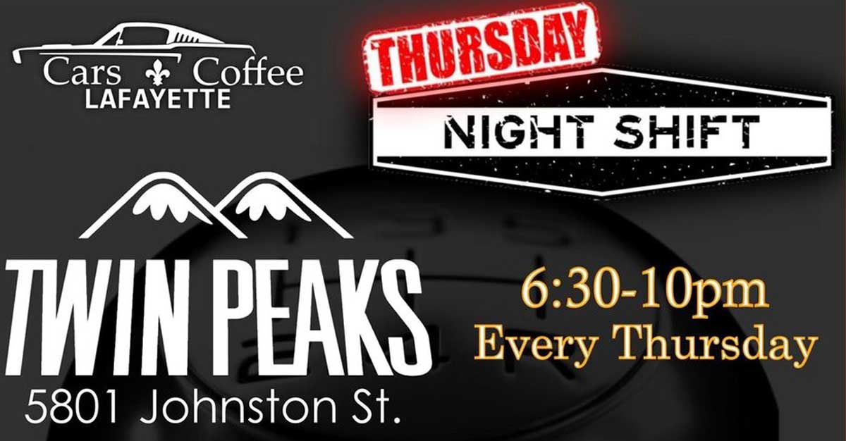 Cars and Coffee Lafayette Night Shift