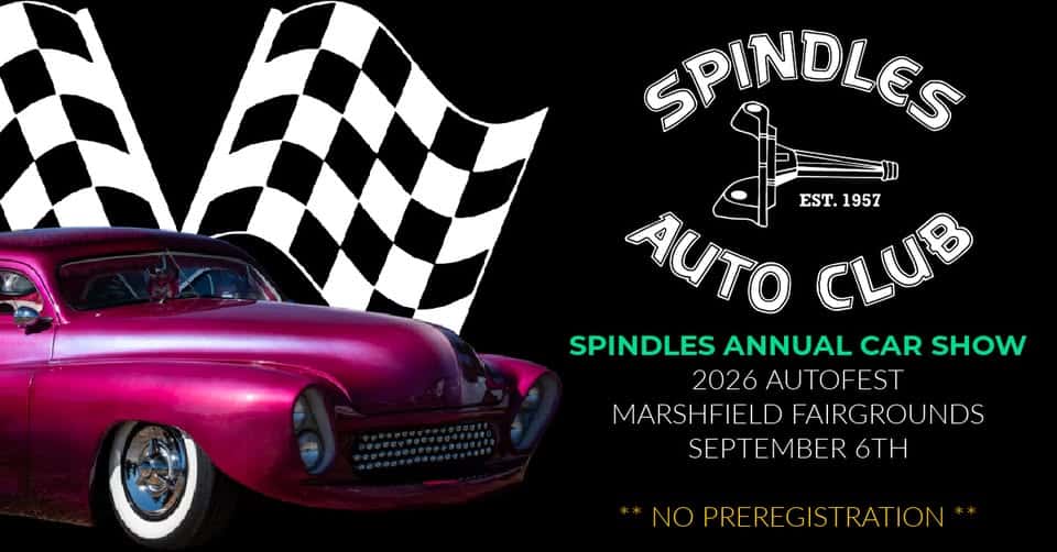 Spindles Annual Car Show – 2026 Autofest