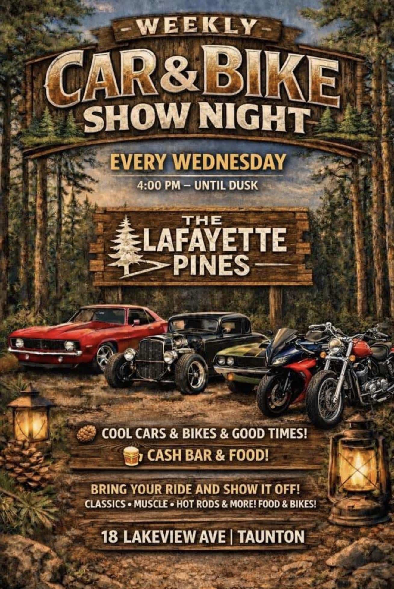 Weekly Car & Bike Show Night