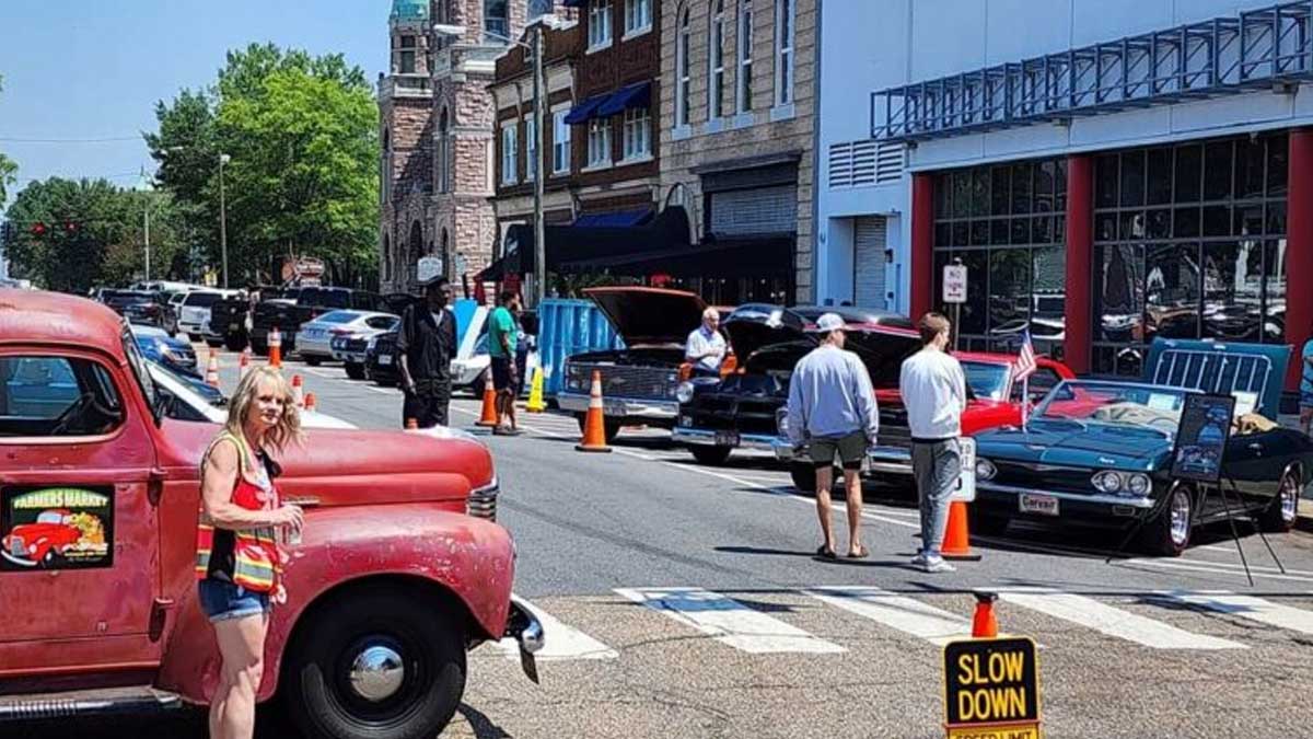 Classic Cars and Coffee at the Portsmouth Olde Towne Farmers Market
