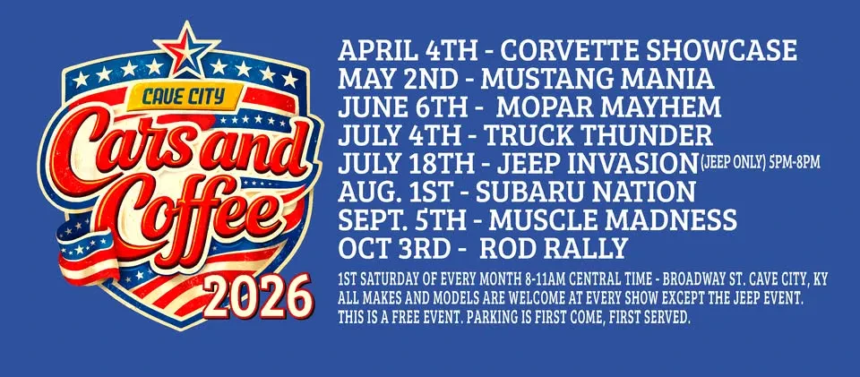 2026 Cave City Cars and Coffee