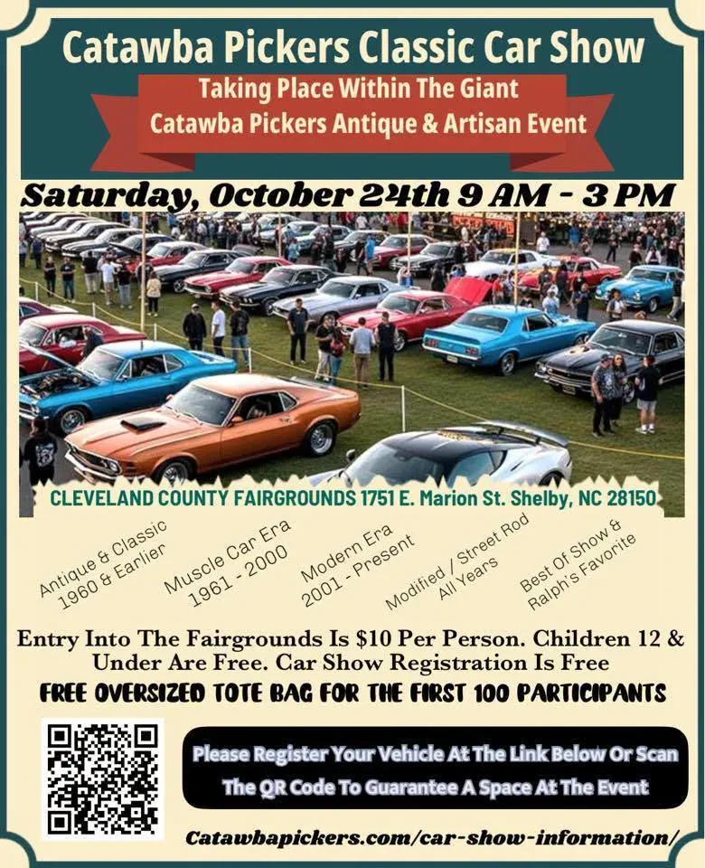 Catawba Pickers Classic Car Show