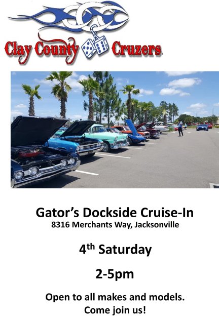 Gator’s Dockside Cruise In